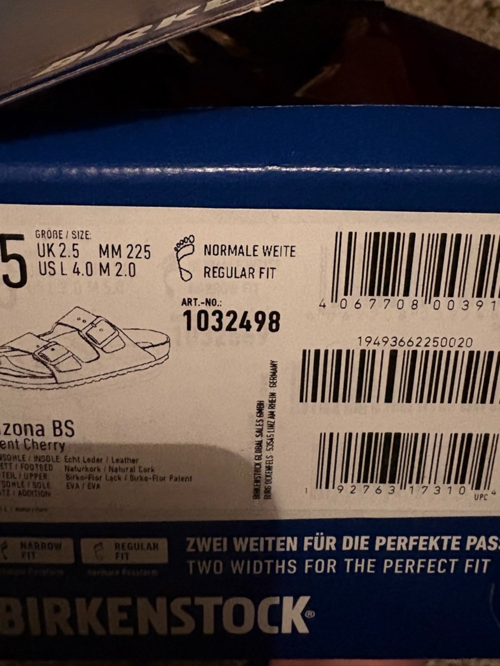 Birkenstock Women's Red Arizona EVA Sandals - Picture 4 of 5
